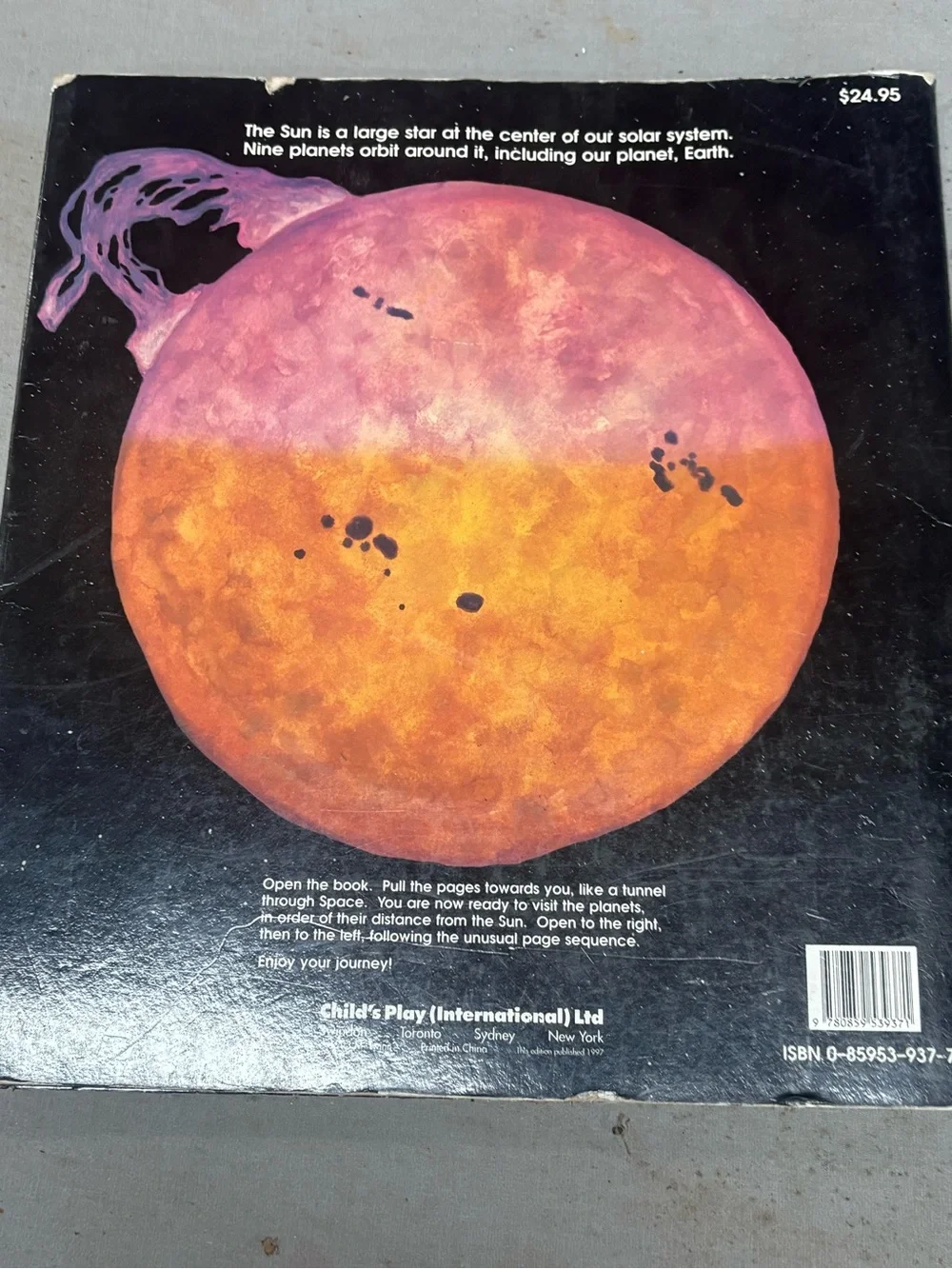 Vintage Children of the Sun Space Book Arthur John L'Hommedieu